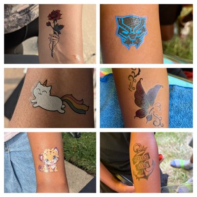 Duran Fun Lab temporary tattoo station